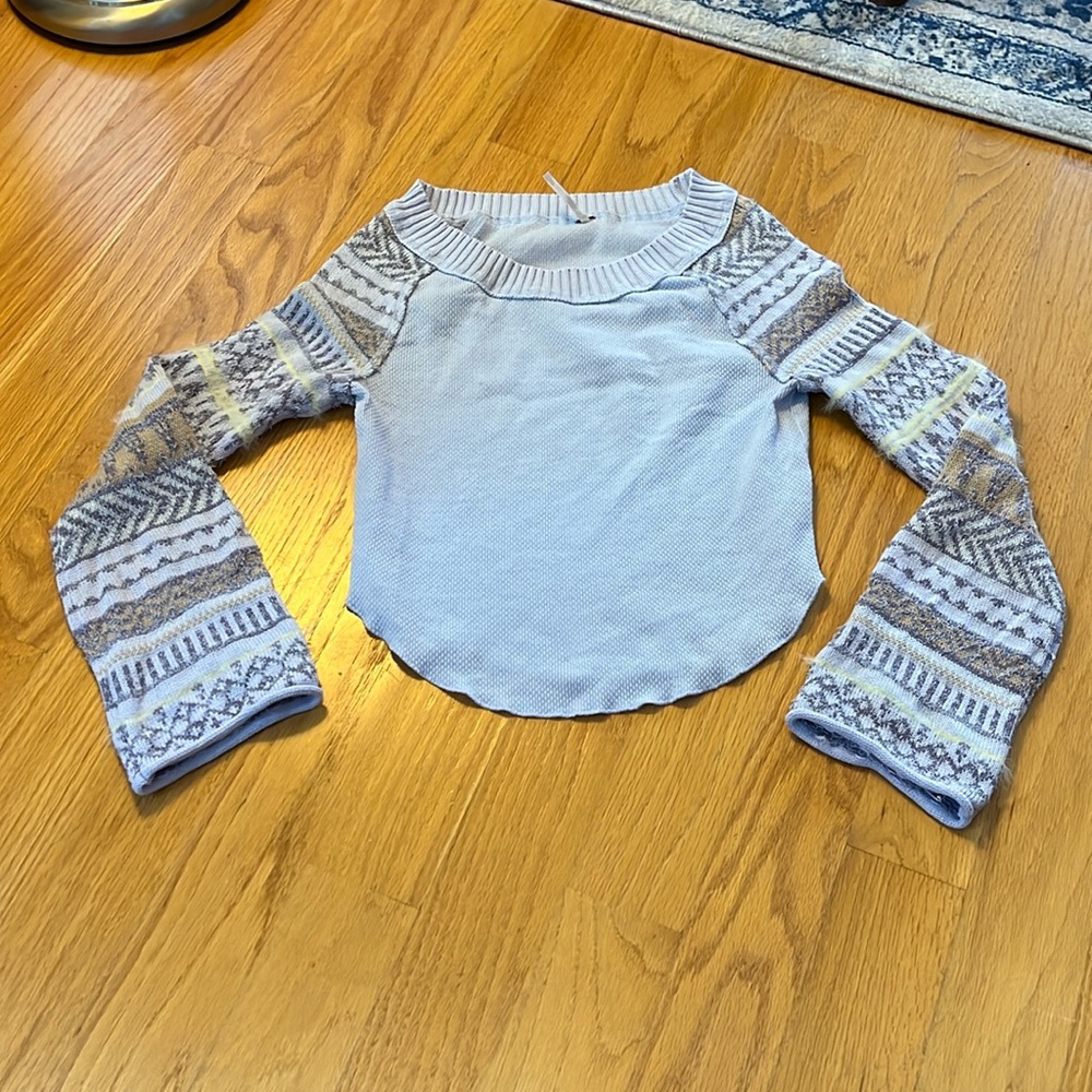 Free People Fairground Thermal lilac size extra small